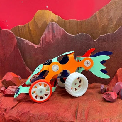 JUEGO DE CONSTRUCCIÓN MAGNÉTICO ·CLIXO MARS ROVERS PACK· - Happy Moments Baby
