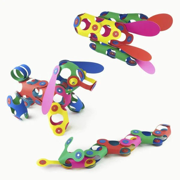 JUEGO DE CONSTRUCCIÓN MAGNÉTICO ·CLIXO RAINBOW PACK· - Happy Moments Baby