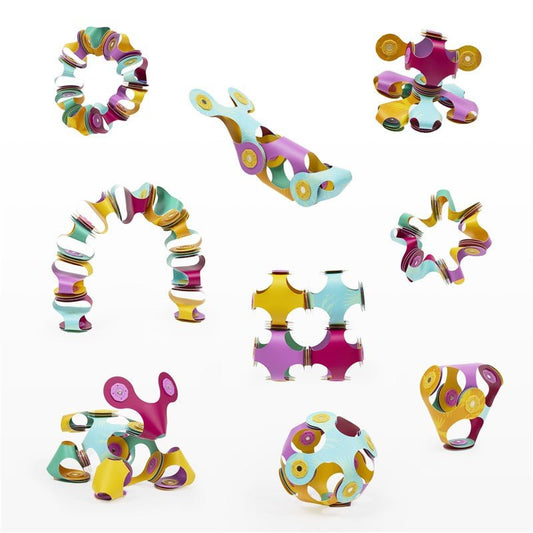 JUEGO DE CONSTRUCCIÓN MAGNÉTICO ·CLIXO TINY & MIGHTY JUNGLE MINIPACK· - Happy Moments Baby