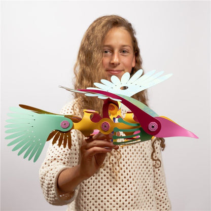 JUEGO DE CONSTRUCCIÓN MAGNÉTICO ·CLIXO TROPICAL BIRDS· - Happy Moments Baby