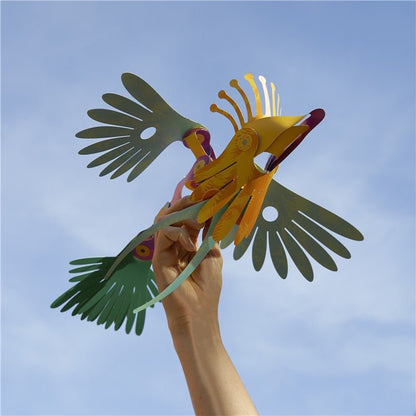 JUEGO DE CONSTRUCCIÓN MAGNÉTICO ·CLIXO TROPICAL BIRDS· - Happy Moments Baby