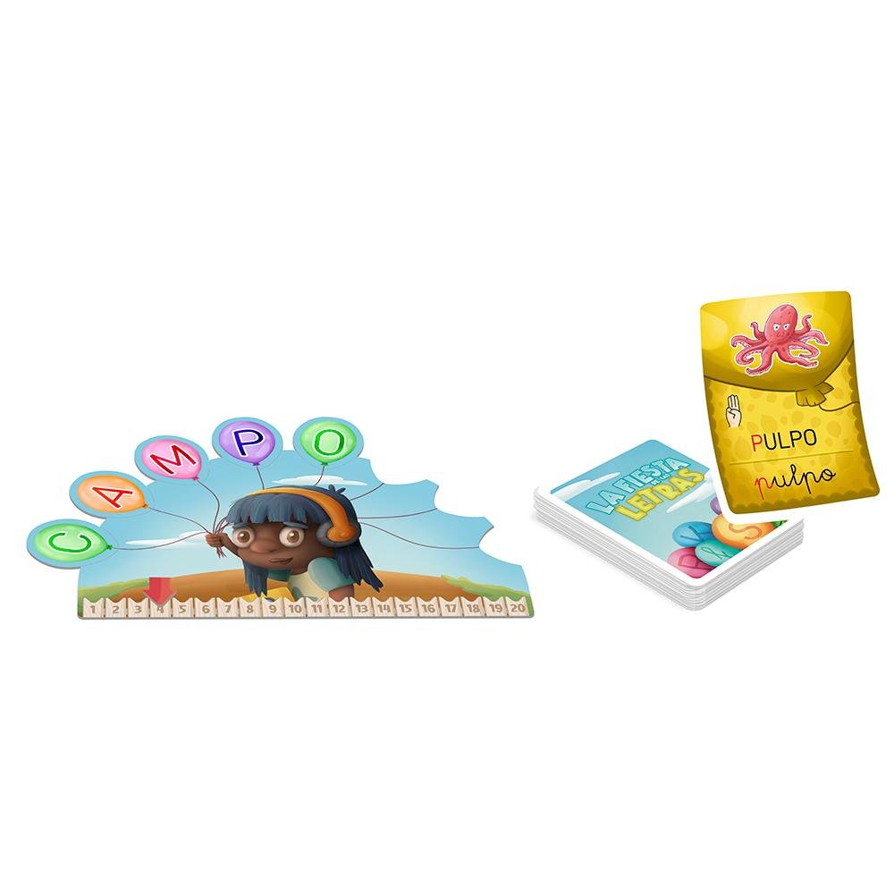 JUEGO DE MESA ÁTOMO ·LA FIESTA DE LAS LETRAS· - Happy Moments Baby