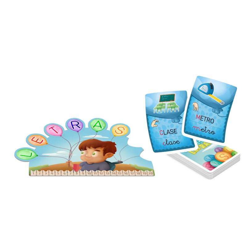 JUEGO DE MESA ÁTOMO ·LA FIESTA DE LAS LETRAS· - Happy Moments Baby