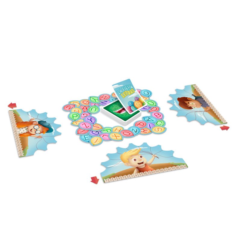 JUEGO DE MESA ÁTOMO ·LA FIESTA DE LAS LETRAS· - Happy Moments Baby