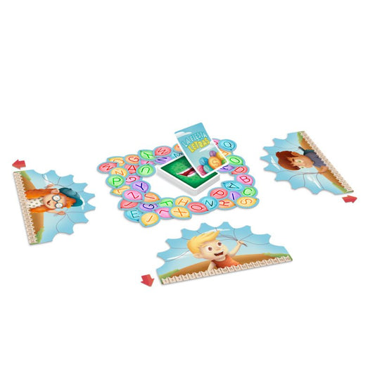 JUEGO DE MESA ÁTOMO ·LA FIESTA DE LAS LETRAS· - Happy Moments Baby