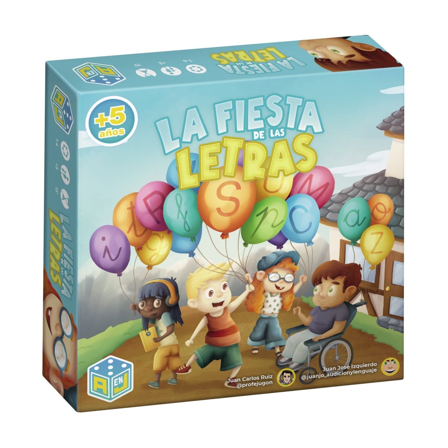 JUEGO DE MESA ÁTOMO ·LA FIESTA DE LAS LETRAS· - Happy Moments Baby