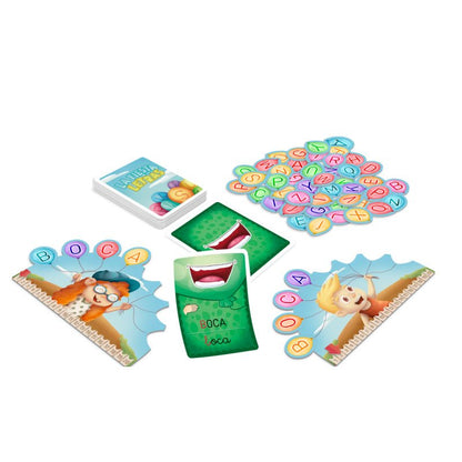JUEGO DE MESA ÁTOMO ·LA FIESTA DE LAS LETRAS· - Happy Moments Baby