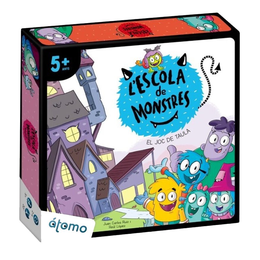 JUEGO DE MESA ÁTOMO ·L'ESCOLA DE MONSTRES· - Happy Moments Baby