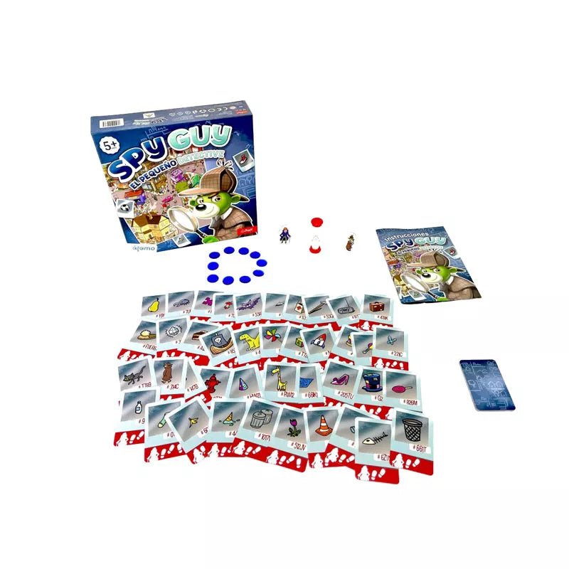 JUEGO DE MESA ÁTOMO ·SPY GUY - EL PEQUEÑO DETECTIVE· - Happy Moments Baby