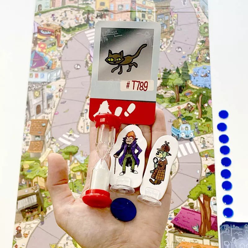 JUEGO DE MESA ÁTOMO ·SPY GUY - EL PEQUEÑO DETECTIVE· - Happy Moments Baby