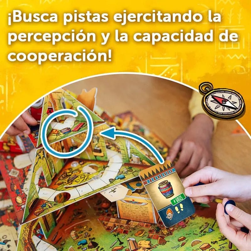 JUEGO DE MESA ÁTOMO ·SPY GUY PIRÁMIDE· - Happy Moments Baby