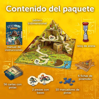 JUEGO DE MESA ÁTOMO ·SPY GUY PIRÁMIDE· - Happy Moments Baby
