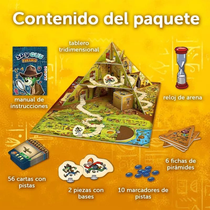 JUEGO DE MESA ÁTOMO ·SPY GUY PIRÁMIDE· - Happy Moments Baby
