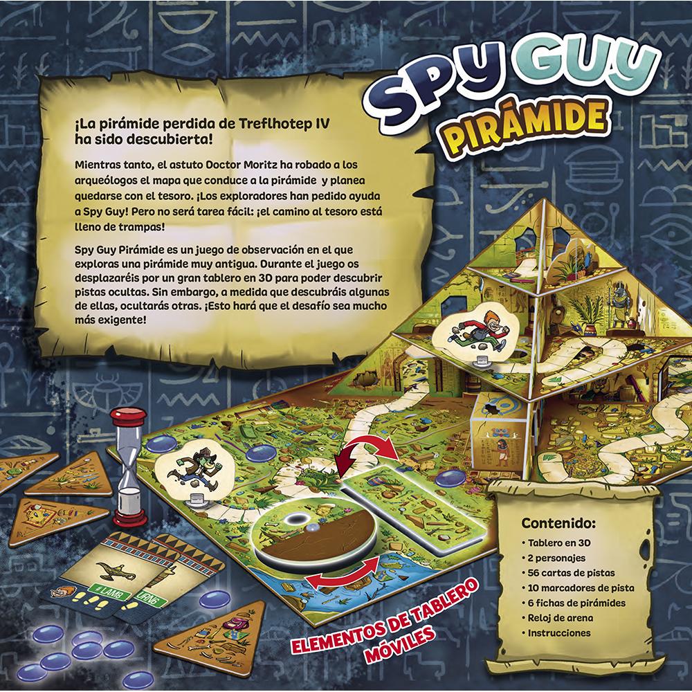 JUEGO DE MESA ÁTOMO ·SPY GUY PIRÁMIDE· - Happy Moments Baby