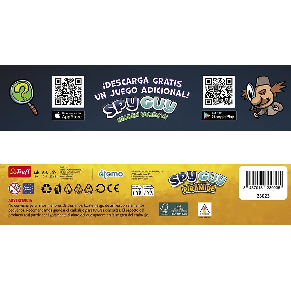 JUEGO DE MESA ÁTOMO ·SPY GUY PIRÁMIDE· - Happy Moments Baby
