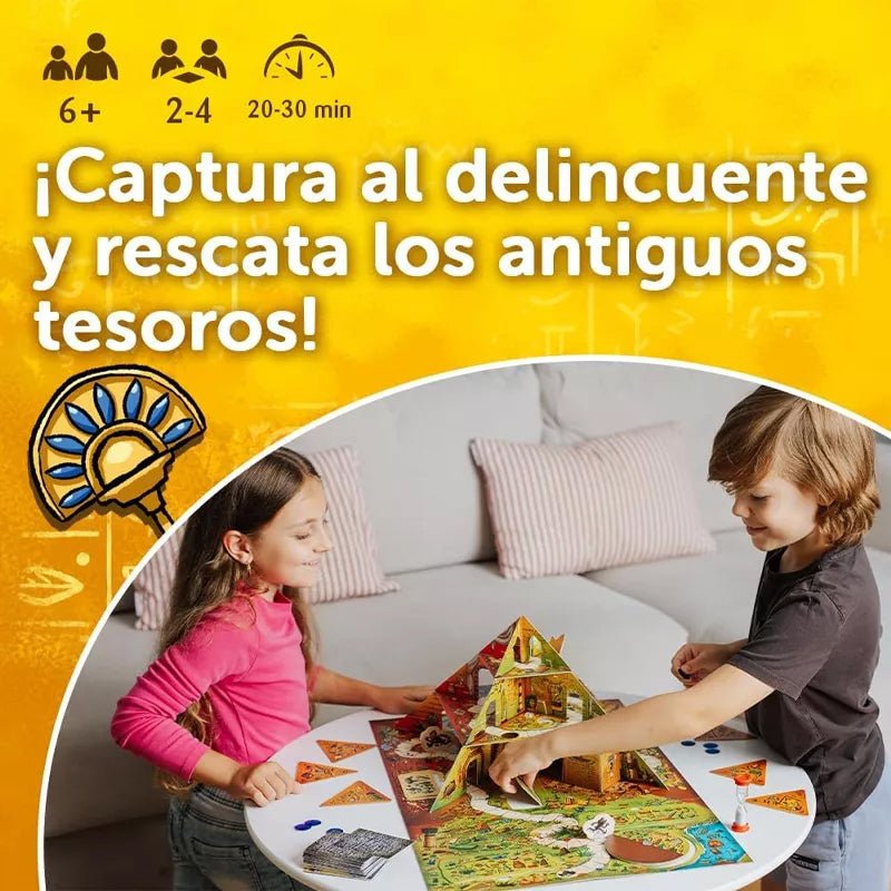 JUEGO DE MESA ÁTOMO ·SPY GUY PIRÁMIDE· - Happy Moments Baby