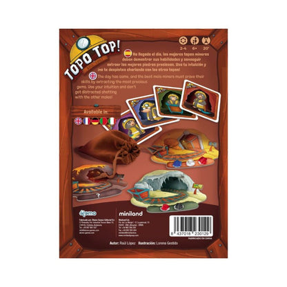 JUEGO DE MESA ÁTOMO ·TOPO TOP· - Happy Moments Baby