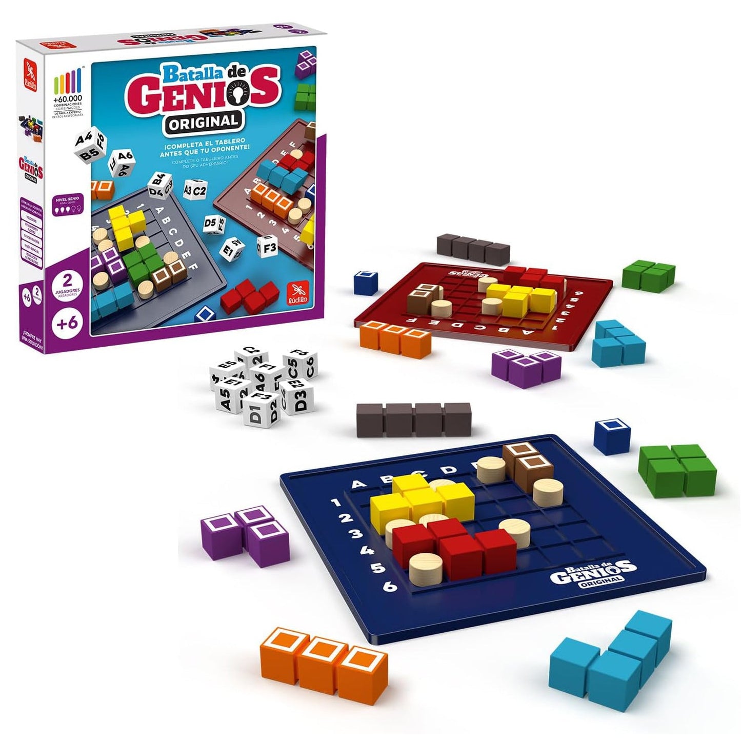 JUEGO DE MESA ·BATALLA DE GENIOS ORIGINAL· - Happy Moments Baby