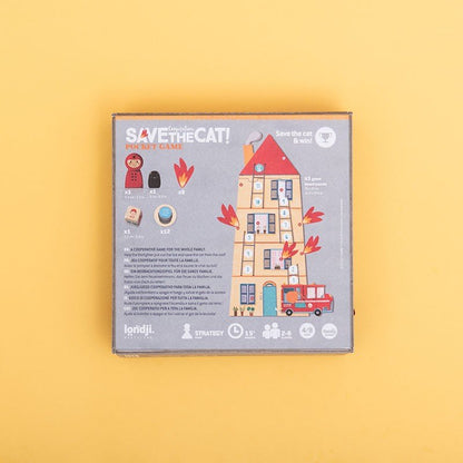 JUEGO DE MESA BOLSILLO LONDJI ·SAVE THE CAT· - Happy Moments Baby