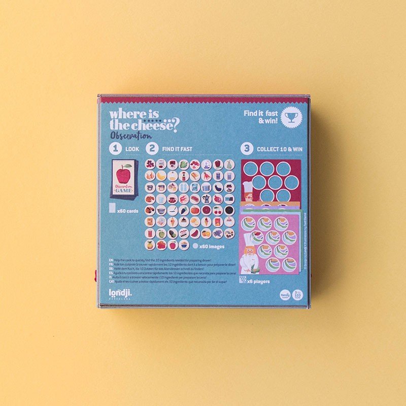JUEGO DE MESA BOLSILLO LONDJI ·WHERE IS THE CHEESE?· - Happy Moments Baby