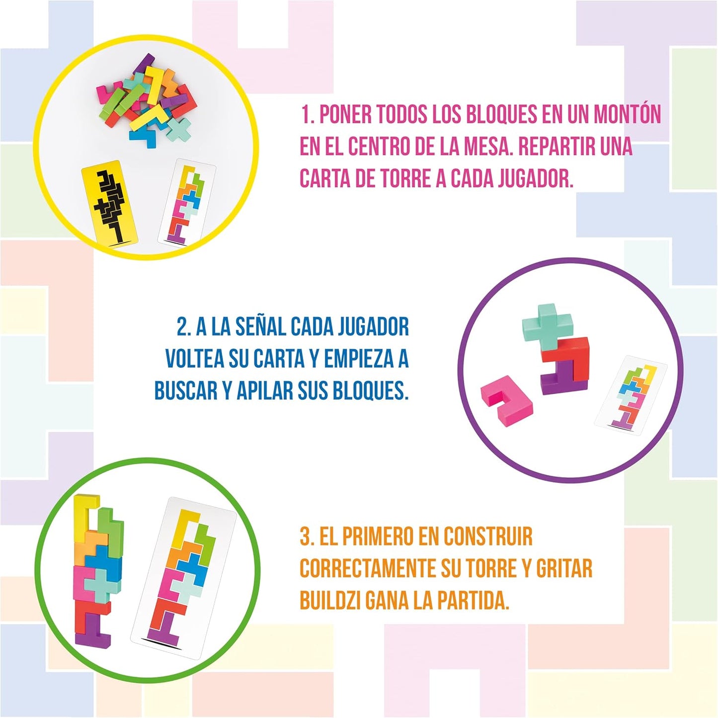 JUEGO DE MESA ·BUILDZI· - Happy Moments Baby