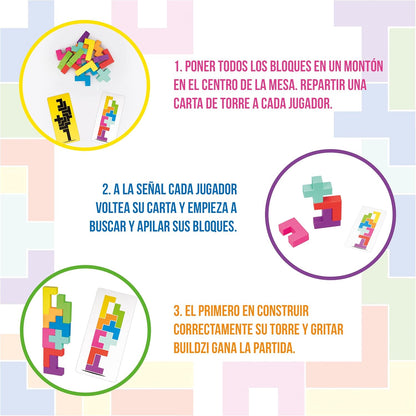 JUEGO DE MESA ·BUILDZI· - Happy Moments Baby