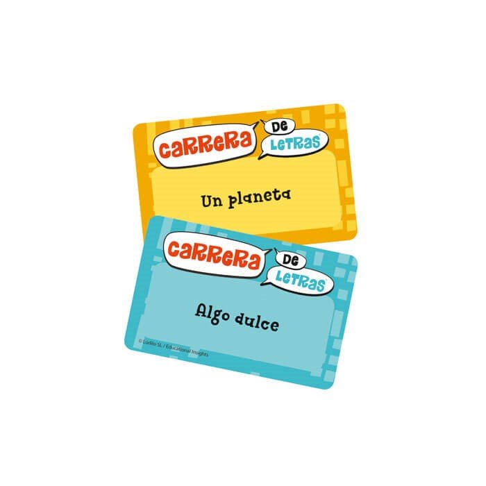 JUEGO DE MESA ·CARRERA DE LETRAS· - Happy Moments Baby