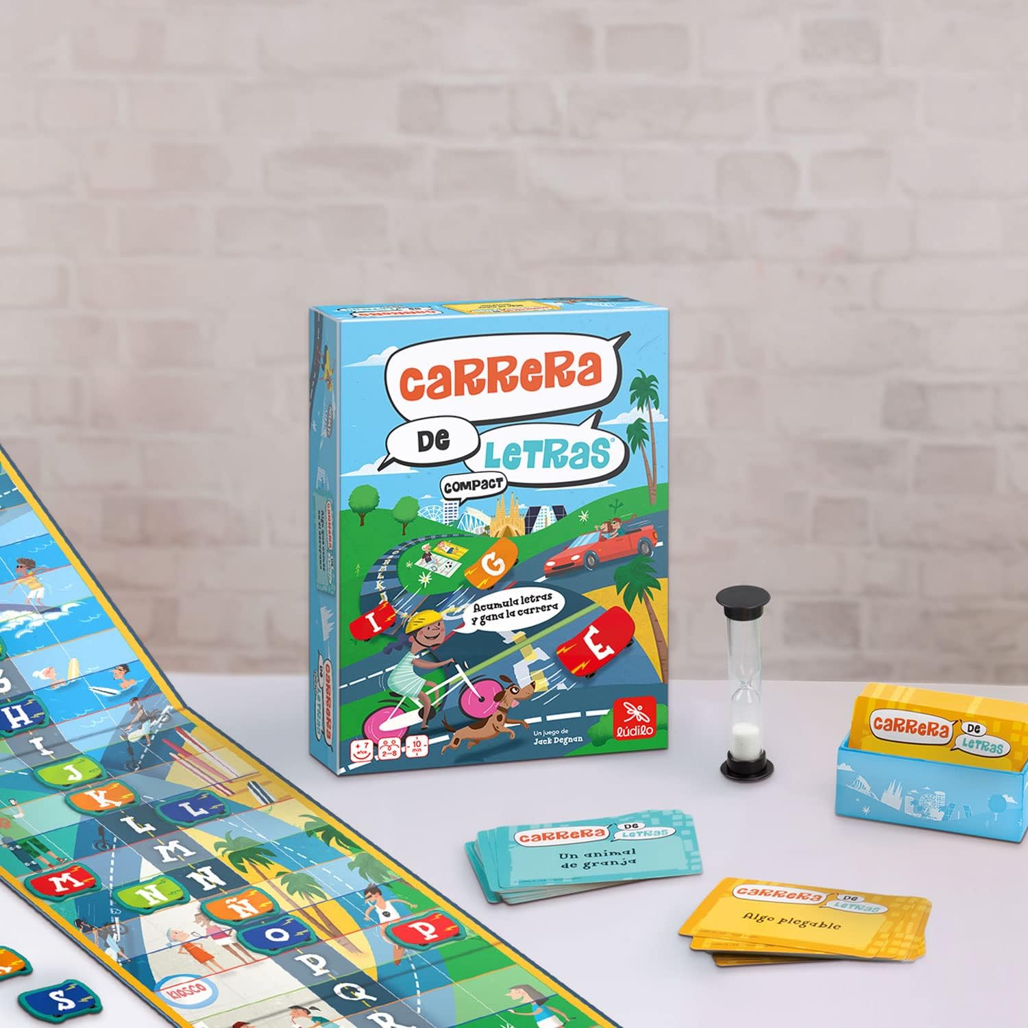 JUEGO DE MESA ·CARRERA DE LETRAS· - Happy Moments Baby