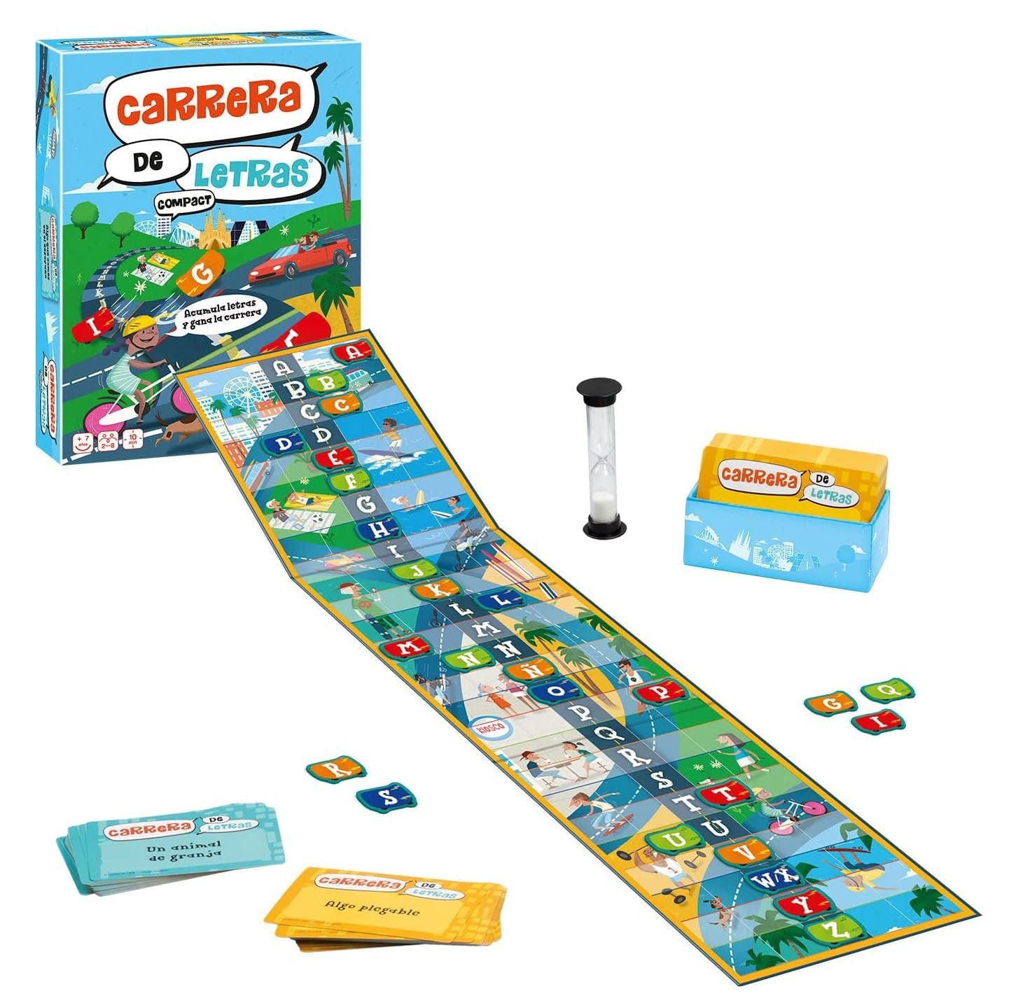 JUEGO DE MESA ·CARRERA DE LETRAS· - Happy Moments Baby