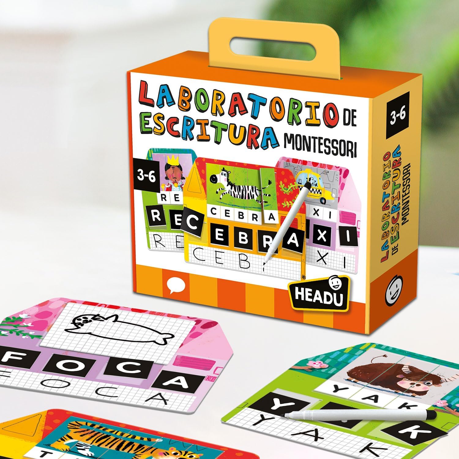 JUEGO DE MESA EDUCATIVO ·LABORATORIO DE ESCRITURA· - Happy Moments Baby