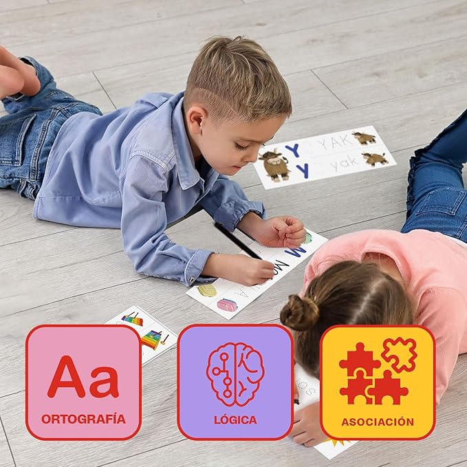 JUEGO DE MESA EDUCATIVO ·LEO Y ESCRIBO· - Happy Moments Baby