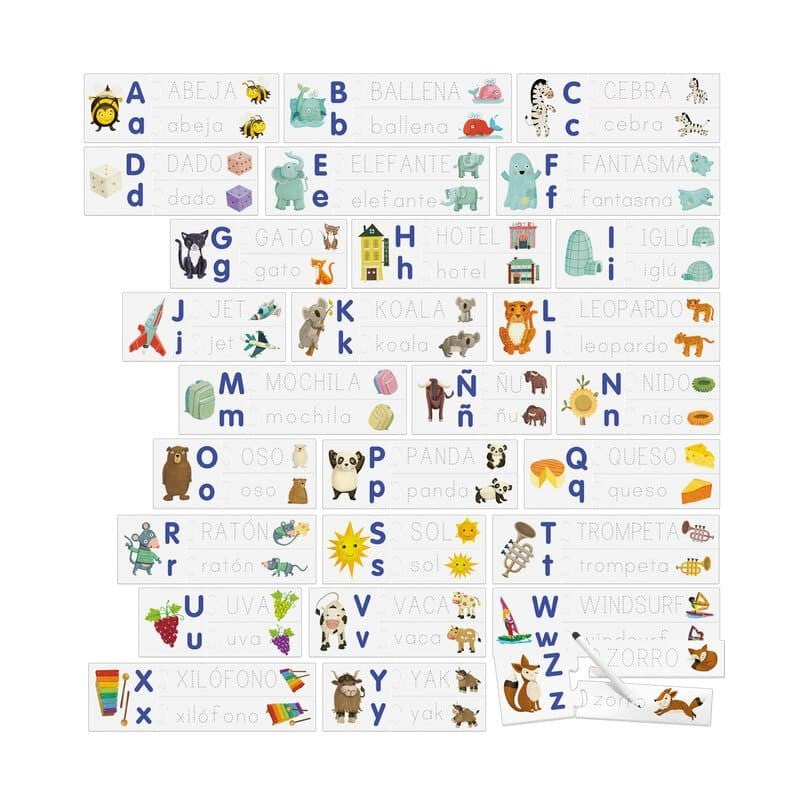 JUEGO DE MESA EDUCATIVO ·LEO Y ESCRIBO· - Happy Moments Baby