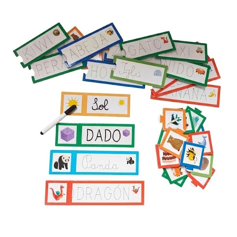 JUEGO DE MESA EDUCATIVO ·MI PRIMER LEO Y ESCRIBO· - Happy Moments Baby