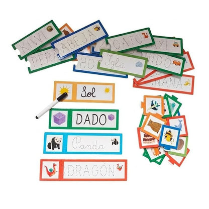 JUEGO DE MESA EDUCATIVO ·MI PRIMER LEO Y ESCRIBO· - Happy Moments Baby