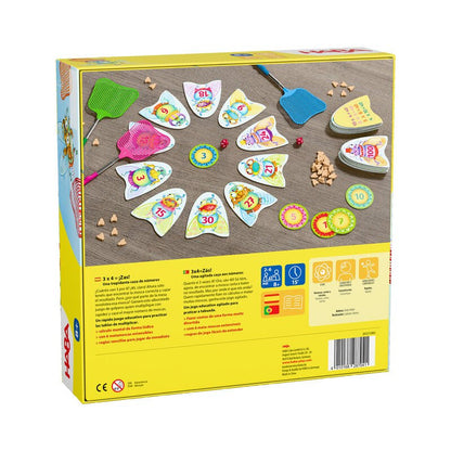 JUEGO DE MESA HABA ·3X4 = ¡ZAS!· - Happy Moments Baby