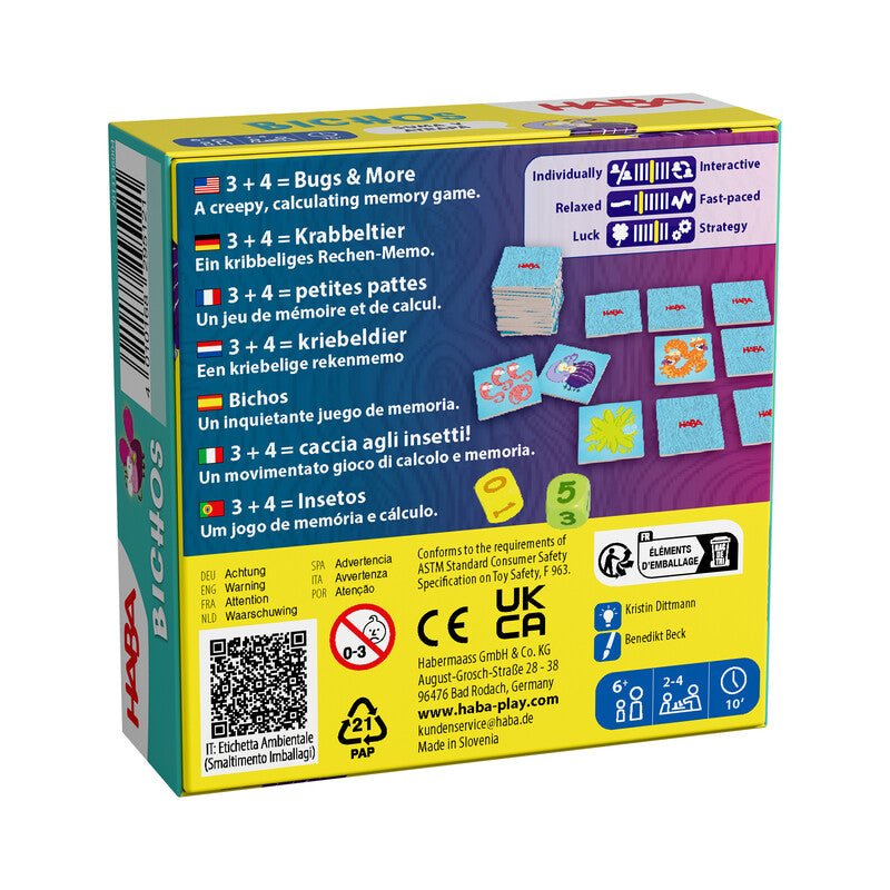 JUEGO DE MESA HABA ·BICHOS· - Happy Moments Baby