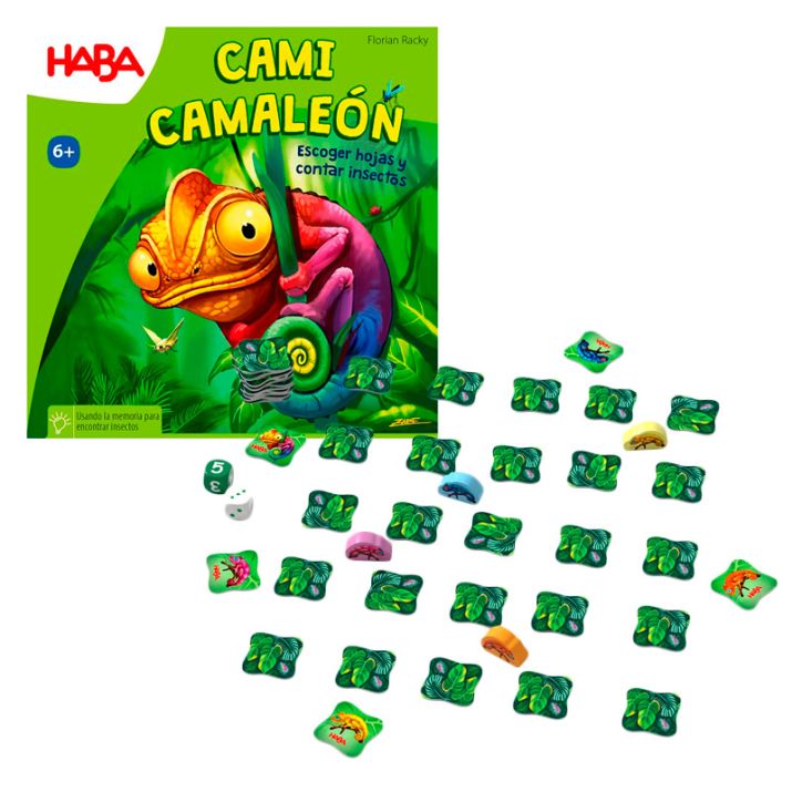 JUEGO DE MESA HABA ·CAMI CAMALEÓN· - Happy Moments Baby