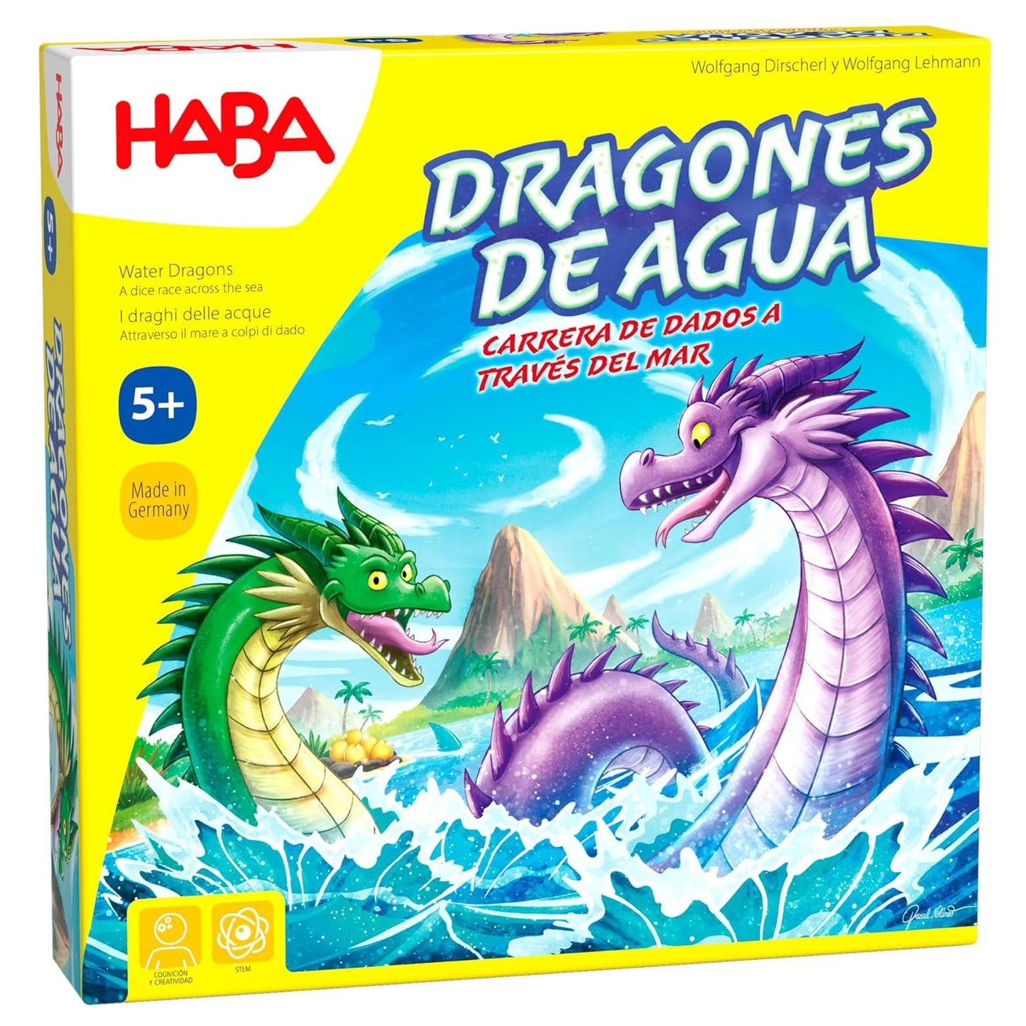 JUEGO DE MESA HABA ·DRAGONES DE AGUA· - Happy Moments Baby