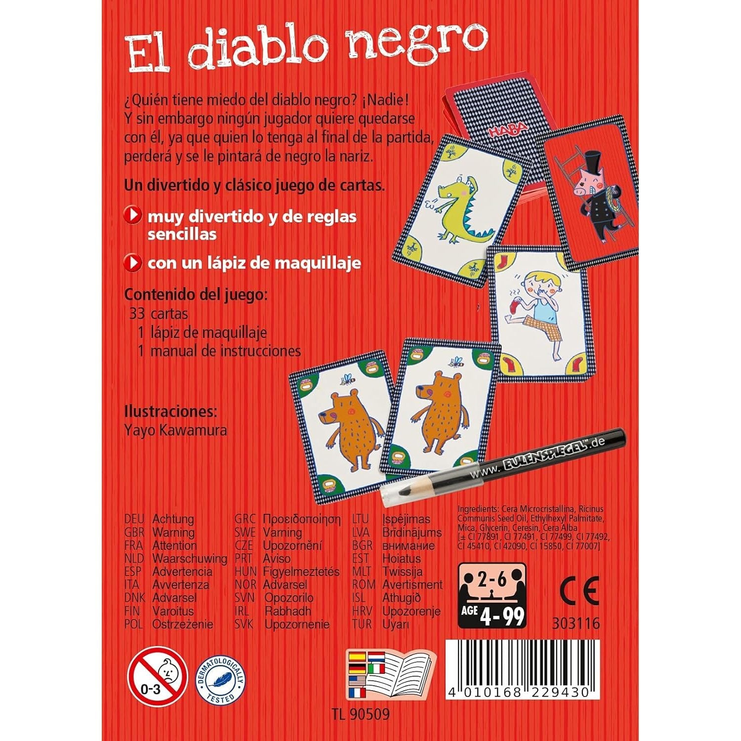 JUEGO DE MESA HABA ·EL DIABLO NEGRO· - Happy Moments Baby