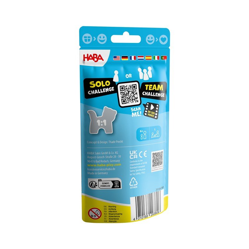 JUEGO DE MESA HABA ·EQUILIBRIO STACKING CHALLENGE ANIMALES· - Happy Moments Baby