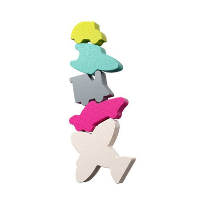JUEGO DE MESA HABA ·EQUILIBRIO STACKING CHALLENGE VEHÍCULOS· - Happy Moments Baby