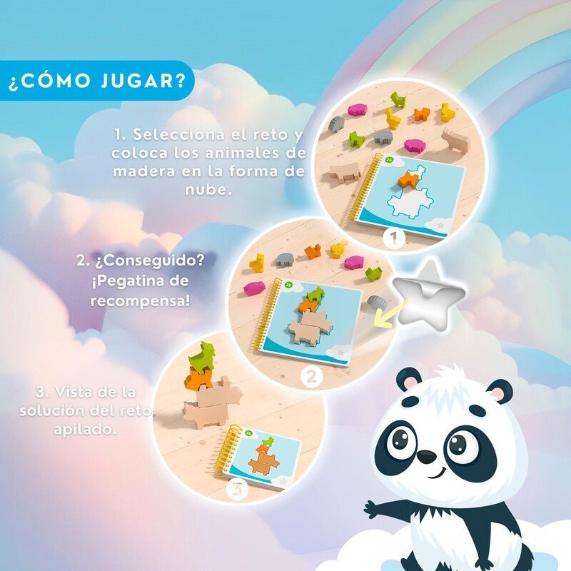 JUEGO DE MESA HABA ·LOGIC! GAMES BAO'S CLOUDLAND· - Happy Moments Baby
