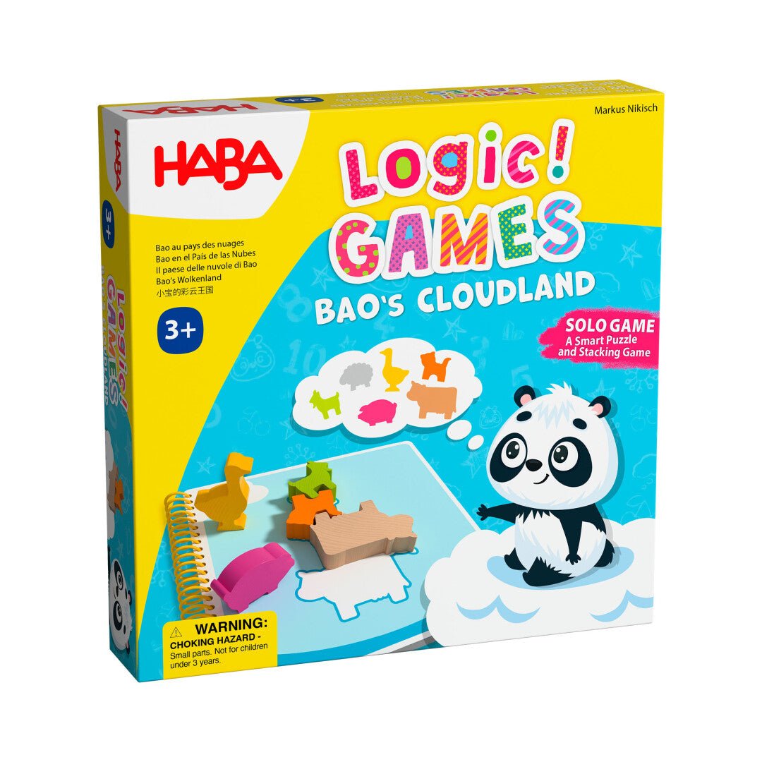 JUEGO DE MESA HABA ·LOGIC! GAMES BAO'S CLOUDLAND· - Happy Moments Baby