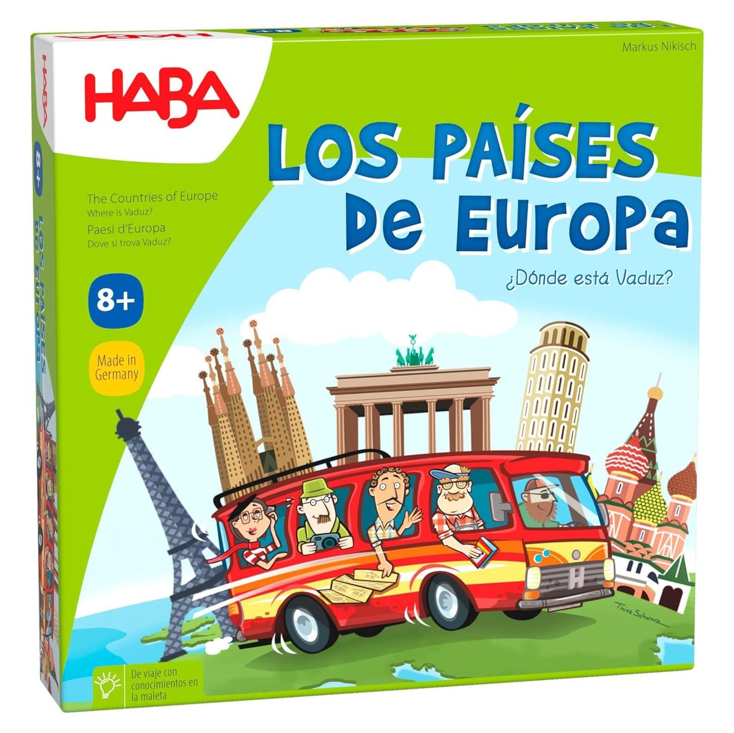 JUEGO DE MESA HABA ·LOS PAÍSES DE EUROPA· - Happy Moments Baby