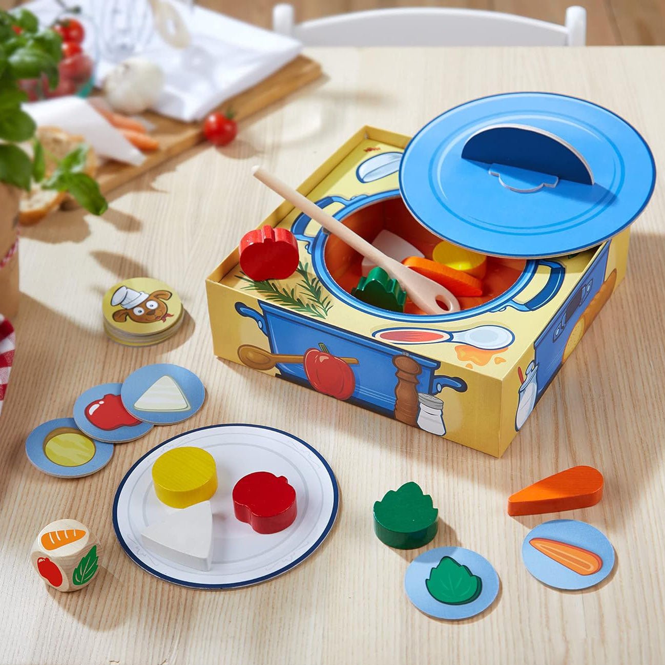 JUEGO DE MESA HABA ·MIS PRIMEROS JUEGOS, PEQUE CHEF· - Happy Moments Baby