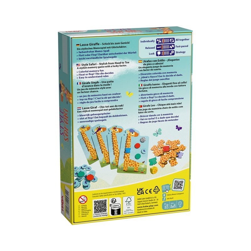 JUEGO DE MESA HABA ·STYLE SAFARI· - Happy Moments Baby