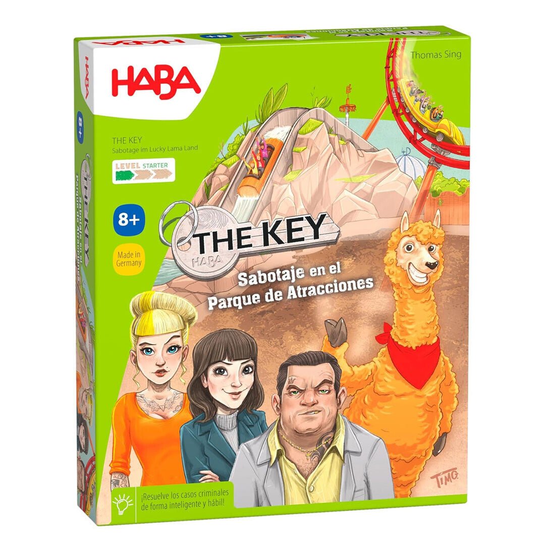 JUEGO DE MESA HABA ·THE KEY. SABOTAJE EN EL PARQUE DE ATRACCIONES· - Happy Moments Baby