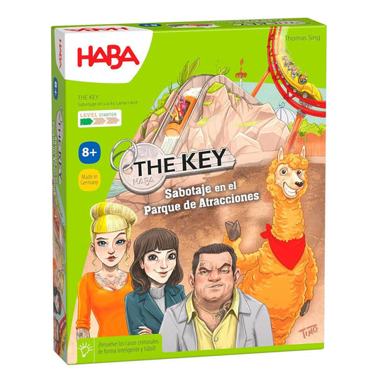 JUEGO DE MESA HABA ·THE KEY. SABOTAJE EN EL PARQUE DE ATRACCIONES· - Happy Moments Baby