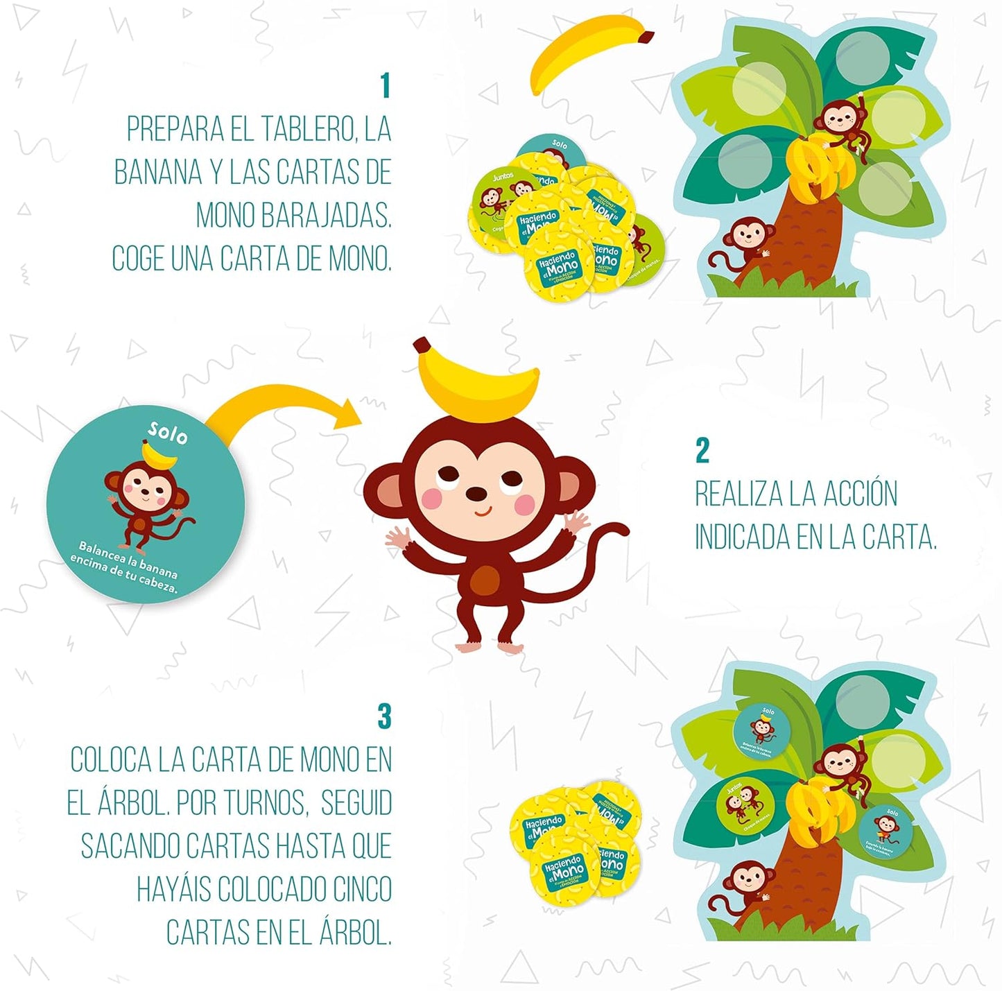 JUEGO DE MESA ·¿HACEMOS EL MONO?· - Happy Moments Baby