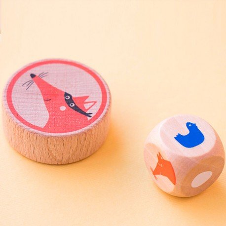 JUEGO DE MESA LONDJI ·CLUCK CLUCK! THE FOX!· - Happy Moments Baby